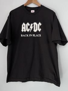 Y2K ACDC Back In Black T-Shirt 2004 Graphic Music Rock Tennessee River Mens XL
